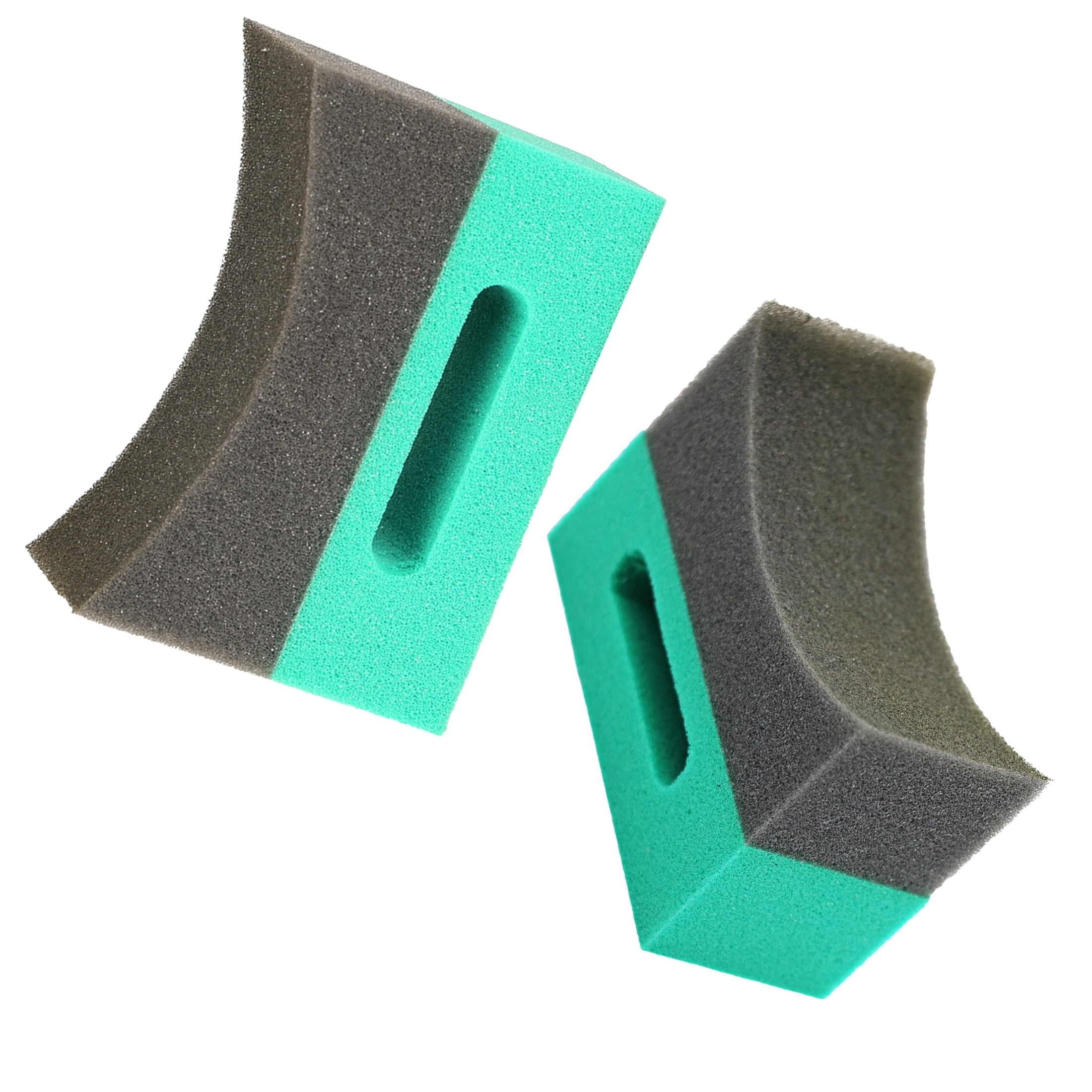 Tire Applicator - Tire Shine Car Detailing Foam Sponge Tool | Car Cleaning Supplies After Car Wash Tire Cleaner | for Vinyl Rubber & Trim Accessories | Wheel Cleaner Rim (2 Pack)