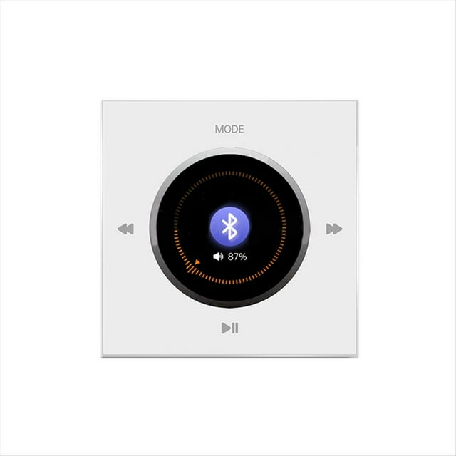 Panel de Control de Audio Bluetooth 86 de Pared con 2 Altavoces de Techo con Amplificador de 25 W para de Música Ambiental Doméstico B