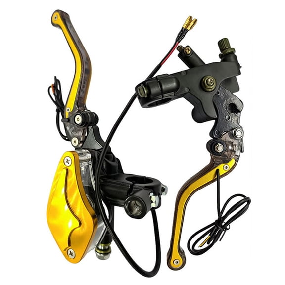 Motorcycle Brake Clutches Pumps Lever Set with LED Light Hydraulic Main Cylinder High Performances Motorcycle Spare Part