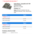 thumbnail image 2 of Engine Mount - Compatible with 1989 Chevy R2500, 2 of 2