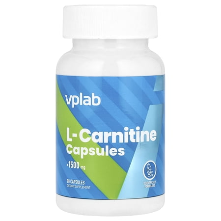 VPLab L-Carnitine, 90 Capsules (500 mg per Capsule)