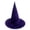 Purple, variant on DuoJiaJ Womens Pointed Witch Hat, Glitter Dark Wizard Cap Party Accessory Black Sizes One Size