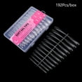 thumbnail image 4 of 192PCS Mix 4 Shapes Clear XL Long Stiletto Square Coffin Almond Full Length False Nail Tips Manicure Fingernails Extension Set style 1, 4 of 6