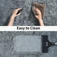thumbnail image 5 of ZENELESS Indoor Fluffy Rug,5x7 Fuzzy Non-Slip Carpets for Living Room Bedroom Kids Room Nursery Home Decor Light Gray, 5 of 8