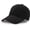 Black, variant on Suede Baseball Cap, Unisex Faux Suede Leather Classic Adjustable Plain Hat Baseball Cap