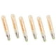 thumbnail image 5 of 2 bombillas LED E14 de 3 W, bombilla tubular dorada para colgantes de pared, bombillas de tubo, lámpara de escritorio, 220-240 V, 5 of 10