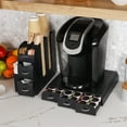 thumbnail image 5 of Mind Reader Single Serve Coffee Pod Drawer and Cup Condiment Set, 2 Pcs., 36 Pod Capacity, Black, 5 of 8