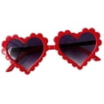 thumbnail image 1 of Gafas de sol BULINGNA Kids para niños pequeños en forma de corazón, antiUV 1-8T, 1 of 5