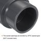 thumbnail image 5 of Acoplador recto de tubo reductor SCH80 Uxcell, gris 2-1/2"x2" 1, 5 of 6