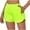 Green, variant on Uaswgudfs ​Women's Athletic Running Shorts – Drawstring Waist, Zip Pockets & Summer-Ready Sport-Casual Versatility​ Green L