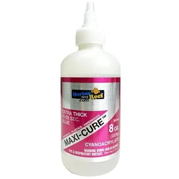 MarineandReef Extra Thick Maxi Cure Glue, 8 oz