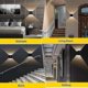 thumbnail image 4 of 70% Off -70% Off -2pack Led Wall Light Indoor Up Down Wall Sconce Black Wall Lamp Modern 6w Aluminum Lighting For Living Room Bedroom Bathroom Kitchen, 4 of 5