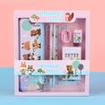 thumbnail image 1 of Ensemble de Fournitures Scolaires pour Enfants avec Trousse - 7 Pcs - Parfait pour la Rentrée Scolaire - Convient aux 3 Ans et Plus - Matériau Plastique, 1 of 5