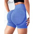 thumbnail image 2 of Pantalones cortos de yoga para mujer, pantalones cortos de fitness para correr, pantalones cortos de ciclismo, mallas deportivas transpirables, pantalones cortos de entrenamiento de cintura alta, 2 of 5