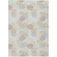 thumbnail image 2 of Addison Rugs Chantille Indoor/Outdoor Transitional Circles Ivory Washable Rectangle Rug, 8' x 10', 2 of 6