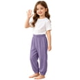 thumbnail image 5 of Bixock Boys High Waist Sweatpants with Side Pockets Kids Solid Color Loose Casual Joggers Comfortable Workout Activewear Boys Clothings Size 6-7Years, 5 of 6