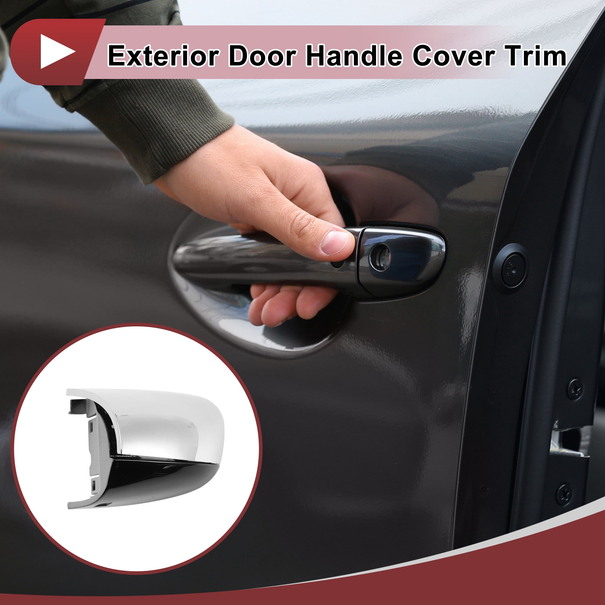Unique Bargains Front Left Exterior Door Handle Cover for mercedes-Benz C W205 2016