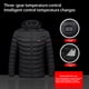 thumbnail image 4 of Matsuzay Calentador eléctrico Abrigo Ligero USB Calentador de cuerpo eléctrico Ropa para hombres y mujeres Suministros térmicos Numero 3 Matsuzay HA046731-03, 4 of 6