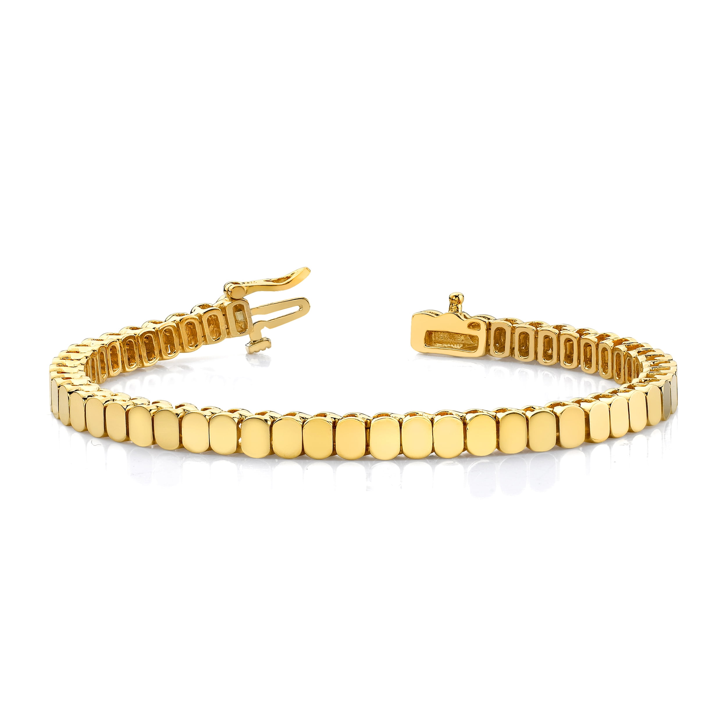IceCarats 14k Yellow Gold Add A Diamond Tennis Bracelet 7 Inch