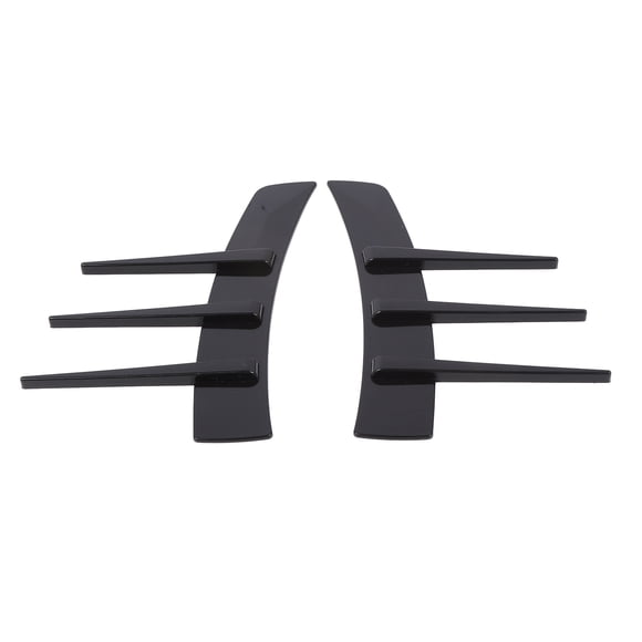 Kit de Alerón de Aletas Suaves Con Embelleceder de Ventilacia Lateral de Parachoques Universal para Serie 1 E90 E91
