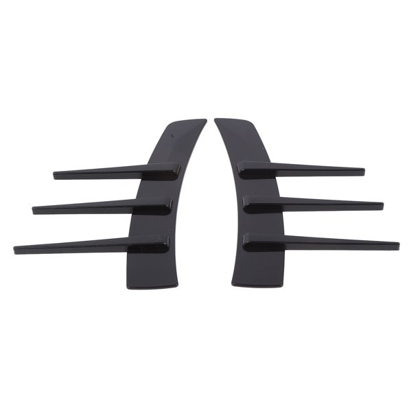 Kit de Alerón de Aletas Suaves Con Embelleceder de Ventilacia Lateral de Parachoques Universal para Serie 1 E90 E91