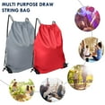 thumbnail image 5 of 2 Pack Drawstring Backpack String Bag Sack Bag Cinch Gym Bag Storage Backpack for Gym Sport Travel Storage, 5 of 10