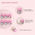 thumbnail image 1 of Manicure Tools,24pcs Nail Art Decoration Full Cover Nail Tip Acrylic False Nail Tip Multi-Functional, 1 of 6