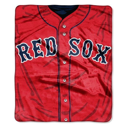 Boston Red Sox 50"x60" Royal Plush Raschel Throw Blanket - Jersey Design
