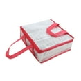 thumbnail image 4 of Zxpjkyu Pizza Delivery Bag Insulated Grocery Bag Transport Carry Hot Cold Portable Pizza Rose Red 23x23x10cm, 4 of 9
