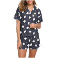 thumbnail image 5 of Halloween Women's Notched Top and Shorts Pajama Set, 5 of 5