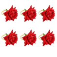 thumbnail image 1 of Juego de 6 servilleteros elegantes de aleación con efecto visual y forma de rosa para cocina Qinhai, 1 of 4