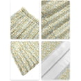 thumbnail image 5 of Women's Chiffon Elastic High Waist Pleated A-Line Flared Maxi Skirts, 5 of 5