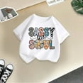 thumbnail image 4 of Toddler Girl Shirts 6T Red Kid Girls Cute Fashion Printed Round Neck Loose Short Sleeve Tee Summer Casual T Shirt Tops Clothes For Girls,8-10 Years, 4 of 4