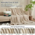 thumbnail image 4 of PHF Ultra Soft Waffle Weave Blanket Queen Size for Bed, Lightweight and Breathable Blanket, Perfect for Hot Sleepers, 90"x 90", Light Tan, 4 of 8