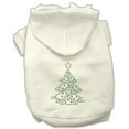 thumbnail image 4 of Christmas Pet, Dog  Cat Hoodie Rhinestone, "Christmas Tree", 4 of 7