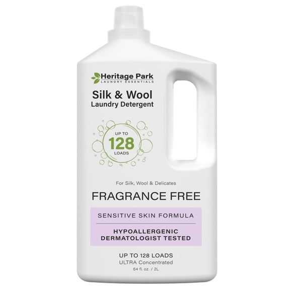 Detergente para ropa Heritage Park Silk & Wool, 1,89 L, 128 cargas