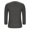 thumbnail image 3 of FAIWAD Sweater for Women Ribbed Knit 3/4 Sleeve V Neck Button Down Dressy Tops Loose Casual Business Clothes, 3 of 7