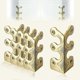 thumbnail image 3 of 10pcs Baseboard Corner Protectors-Brass Skirting Board Corner Protectors,Decorative Protector Cover,for Table Cabinet, 3 of 5