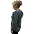 thumbnail image 3 of Women’s Lightweight Cotton Blend Zip Up Hoodie Jacket Denim Small, 3 of 7