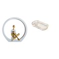 thumbnail image 1 of Estatua de niña,Estatuas de mujeres y niñas,estatuillas,decoración elegante,Escultura de arte abstracto,regalo creativo y moderno para el hogar.,Bandeja de almacenamiento,Bandeja rectangular, 1 of 8