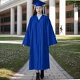 thumbnail image 1 of Offres de Liquidation d'Automne! Robes d'Été pour Femmes 2024, Robe à Manches Longues pour Femmes Couleur Unie Col Rond Robe Bleue 4TG, 1 of 1