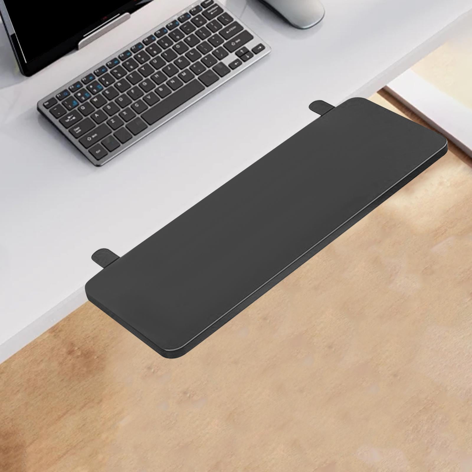 FashionCha Desk Board Wrist Office Foldable 50x20cm Desktop Extension Board Keyboard Tray Black