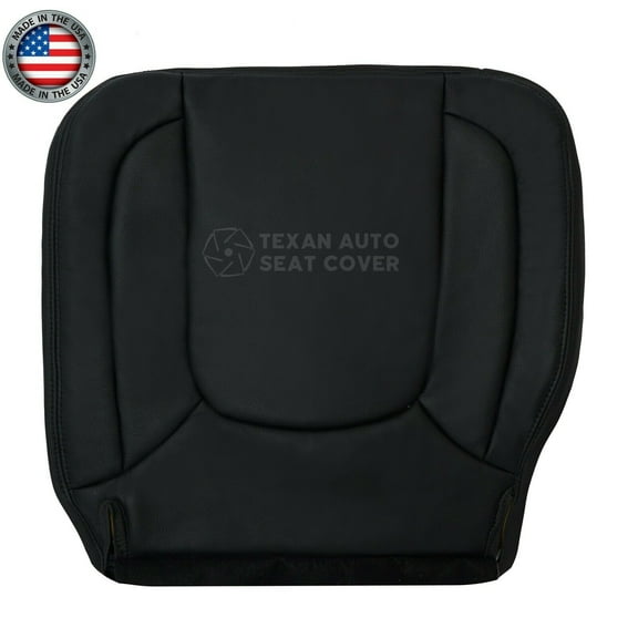 2004, 2005 Dodge Ram 1500, 2500, 3500 Laramie SLT Passenger Bottom Leather Seat Cover Dark Gray