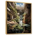 thumbnail image 2 of Designart "Structure Dream Dam Monumental painting" Cityscapes Floater Framed Canvas Wall Art, 2 of 7
