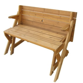 Convert A Bench Outdoor Bench And Picnic Table Walmart Com