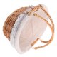 thumbnail image 4 of GOOHOCHY Cesta de huevos de mano, cesta para almacenar alimentos, cesta de frutas multifunción, cesta de picnic tejida a mano, 4 of 8
