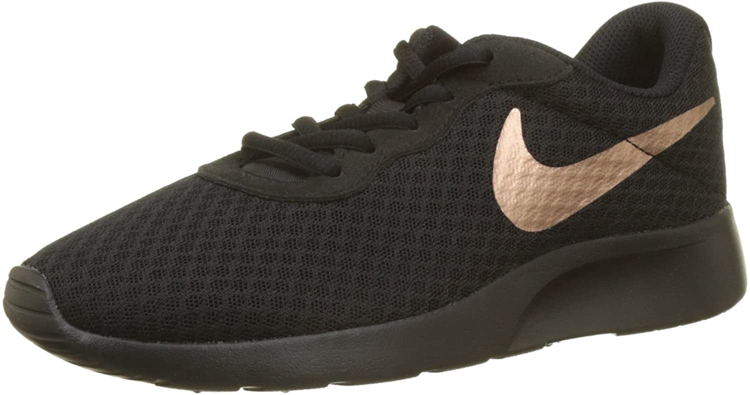 nike tanjun womens black red bronze