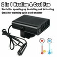 thumbnail image 5 of Liwarace Portable Heater Heating Cooling Fan 12V 150W Defroster Demister for Car Truck, 5 of 13