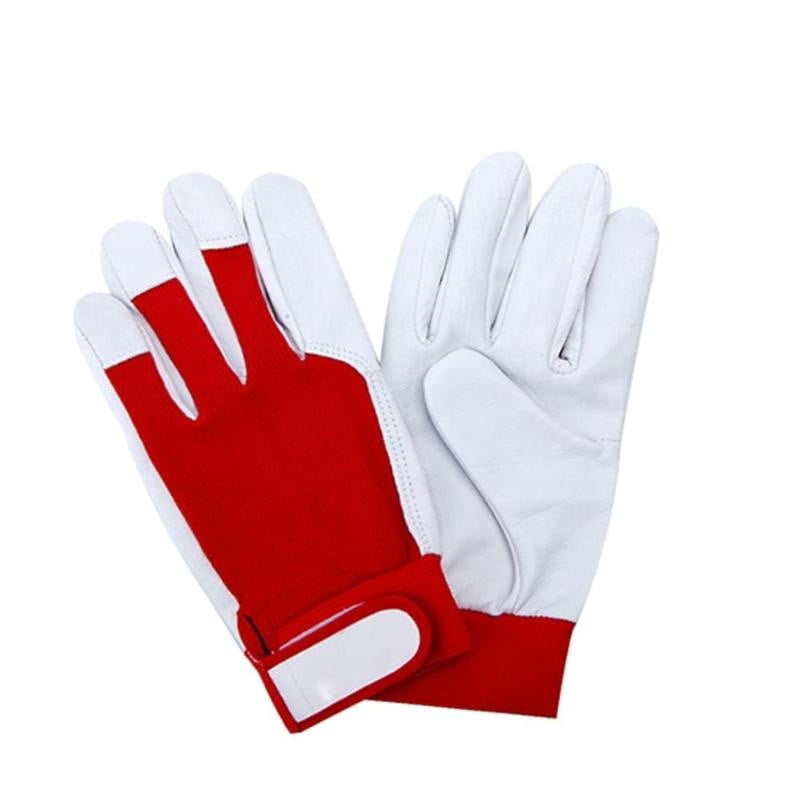 2Pcs Mechanical Work Welding Faux Leather Anti-static Non-slip Repair Gloves Fas 