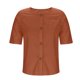 thumbnail image 4 of Vestidos Casuales Para Mujer, Blusas De Mujer De Moda Camiseta de lino con cuello y botones para mujer, informal, de manga larga, para el hogar, 4 of 6
